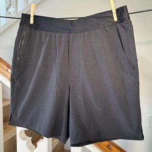 TEN THOUSAND Black Interval Short 7" Athletic Workout with Liner Gym LARGE